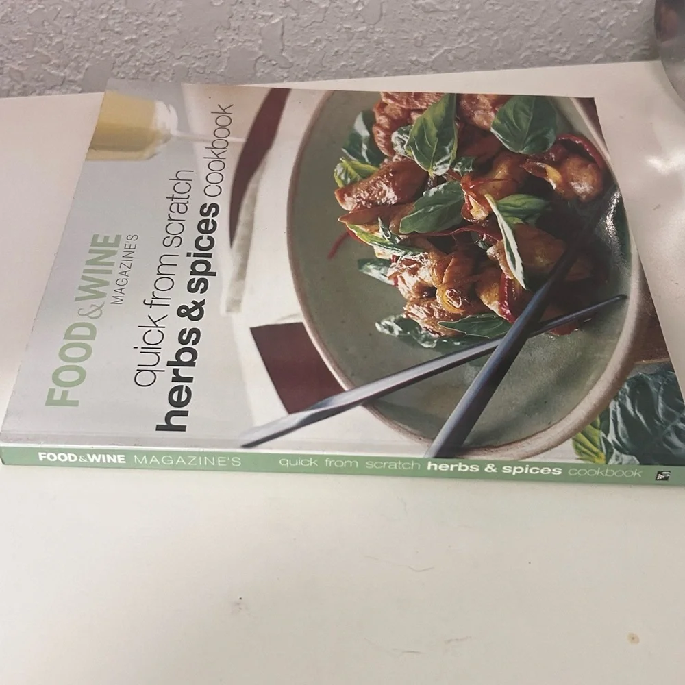 Quick from Scratch Herbs & Spices Cookbook food and white magazine